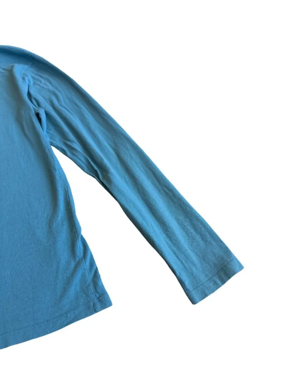 Bianca Chandon Blue Lover Long Sleeve T-Shirt Stretchy Soft Size Medium Men's